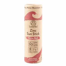 Ladda upp bild till gallerivisning, Suntribe Natural Mineral Zinc Sun Stick SPF30 - Retro Red, 30g Suntribe