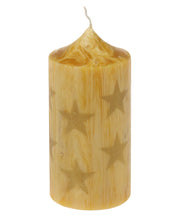 Ladda upp bild till gallerivisning, Steinhart bivax - tryckta stjärnor blockljus, 12cm Steinhart