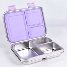 Ladda upp bild till gallerivisning, Suztain Lunchlåda i Rostfritt Stål – 3 Fack / Ljust lila Suztain