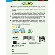 Ladda upp bild till gallerivisning, PRIMA® frön - Böna, Busk- PRIMA