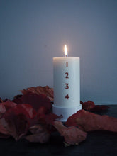 Ladda upp bild till gallerivisning, Åbenlys - Adventsljus - rött - ljus och sojavax Åbenlys