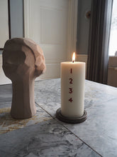 Ladda upp bild till gallerivisning, Åbenlys - Adventsljus - rött - ljus och sojavax Åbenlys