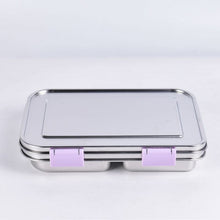 Ladda upp bild till gallerivisning, Suztain Lunchlåda i Rostfritt Stål – 3 Fack / Ljust lila Suztain