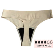 Ladda upp bild till gallerivisning, Comfydence hög absorption Menstrosor - Butterfly Seamless String, Beige Comfydence