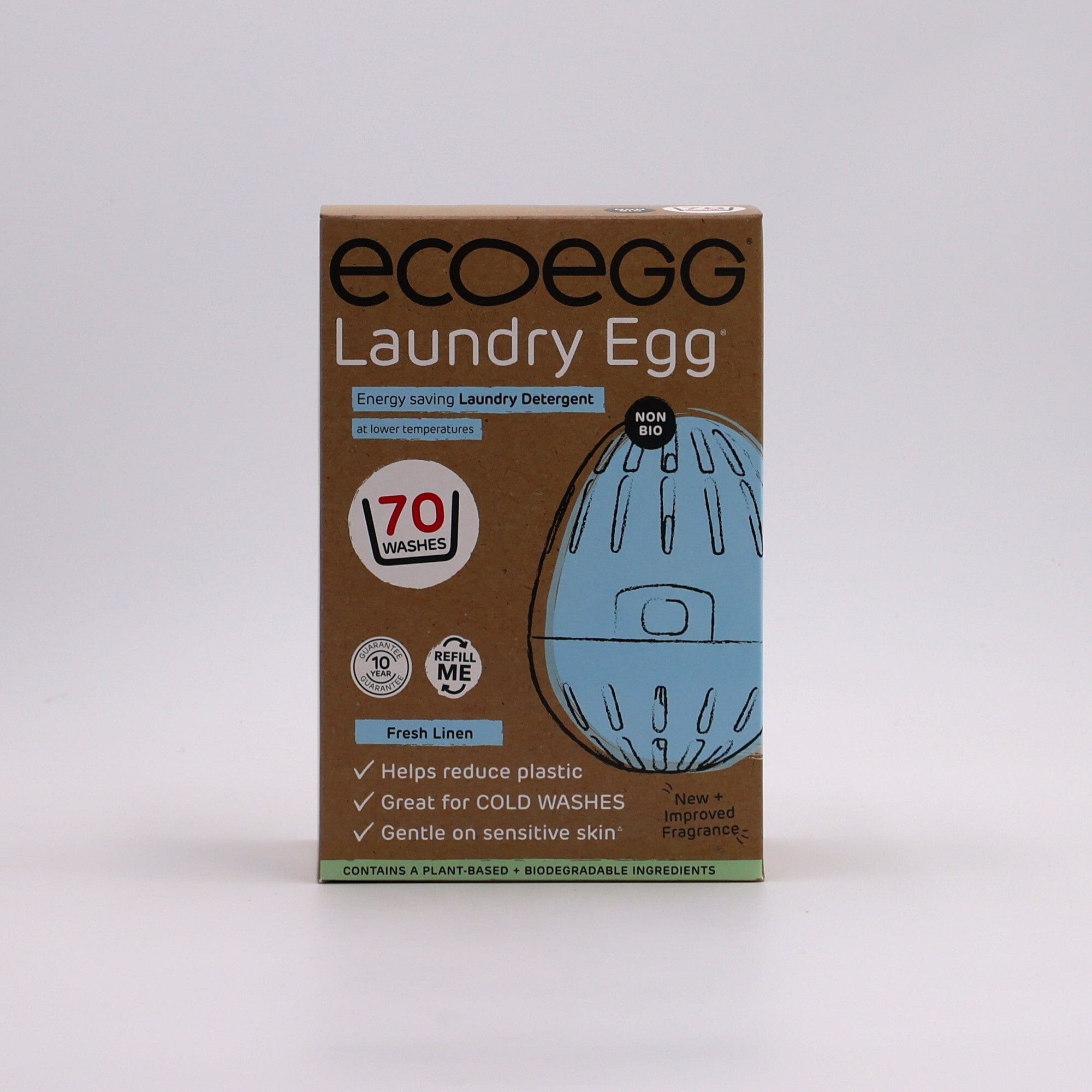 Ecoegg 2nd Gen tvättboll 70 vaske Ecoegg Fresh Linen