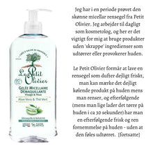 Ladda upp bild till gallerivisning, Le Petit Olivier - Micellar Gel Aloe Vera & Grøn Te - 400ml Le Petit Olivier
