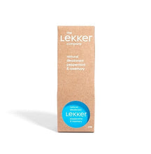 Ladda upp bild till gallerivisning, Lekker Creme Deodorant - Peppermint & Rosemary The Lekker Company