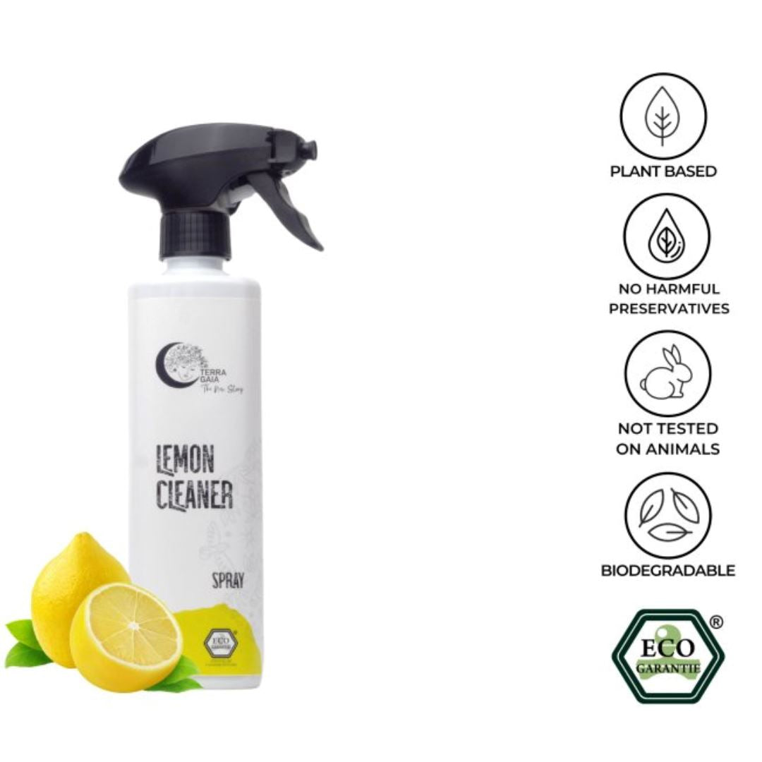 Terra Gaia Lemon Rengöring - (Ekologisk) Citronsyra, Spray / 500ml Terra Gaia 