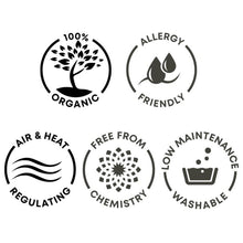 Ladda upp bild till gallerivisning, Nsleep Täcke Junior - Kapok / Tencel, 100 x 140 cm NSleep