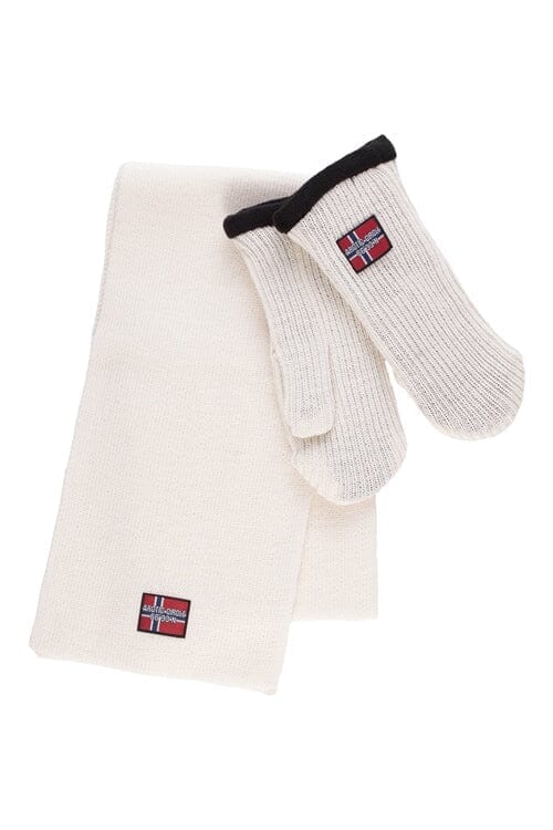Arctic Circle Ullvantar och halsduk - unisex / Råvit Apparel & Accessories Charm