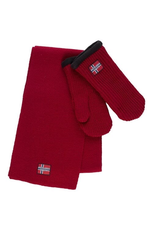 Arctic Circle Ullvantar och halsduk - unisex / Bordeaux Apparel & Accessories Charm