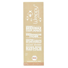 Ladda upp bild till gallerivisning, Wrappy - matfilm av bivax - startpaket Wrappy