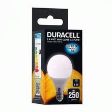 Ladda upp bild till gallerivisning, Duracell E14 LED cimbar lampa klot 250Lm 4,3W, 2700K Duracell