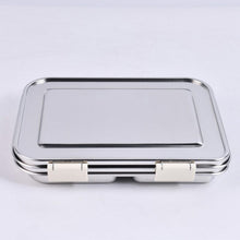 Ladda upp bild till gallerivisning, Suztain Lunchlåda i Rostfritt Stål – 3 Fack / Krämbeige Suztain