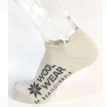 Ladda upp bild till gallerivisning, Wool Wear Ankelstrumpa i merinoull - "summer edition" Cream Beige Apparel & Accessories Charm