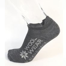Ladda upp bild till gallerivisning, Wool Wear Ankelstrumpa i merinoull - "summer edition" Kolgrå Apparel & Accessories Charm