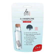 Ladda upp bild till gallerivisning, Le Charbon Actif - vattenfilter från aktiverat växtkol - 2 x 30g sachet Le Charbon Actif Francais