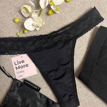 Ladda upp bild till gallerivisning, Comfydence Medelabsorption Menstrosor - Nylon - Thong Along Comfydence
