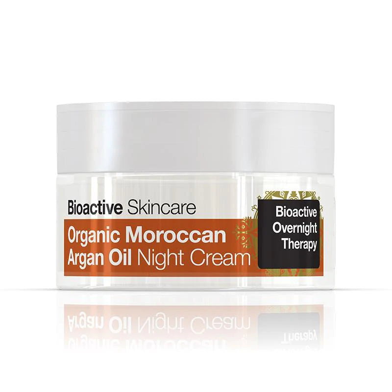 Dr. Organic Face - Night Cream / Natkräm - Moroccan Argan Oil - 50ml Dr. Organic