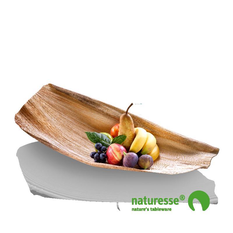 Naturesse - Helt palmeblad för servering, frukt, chips Naturesse