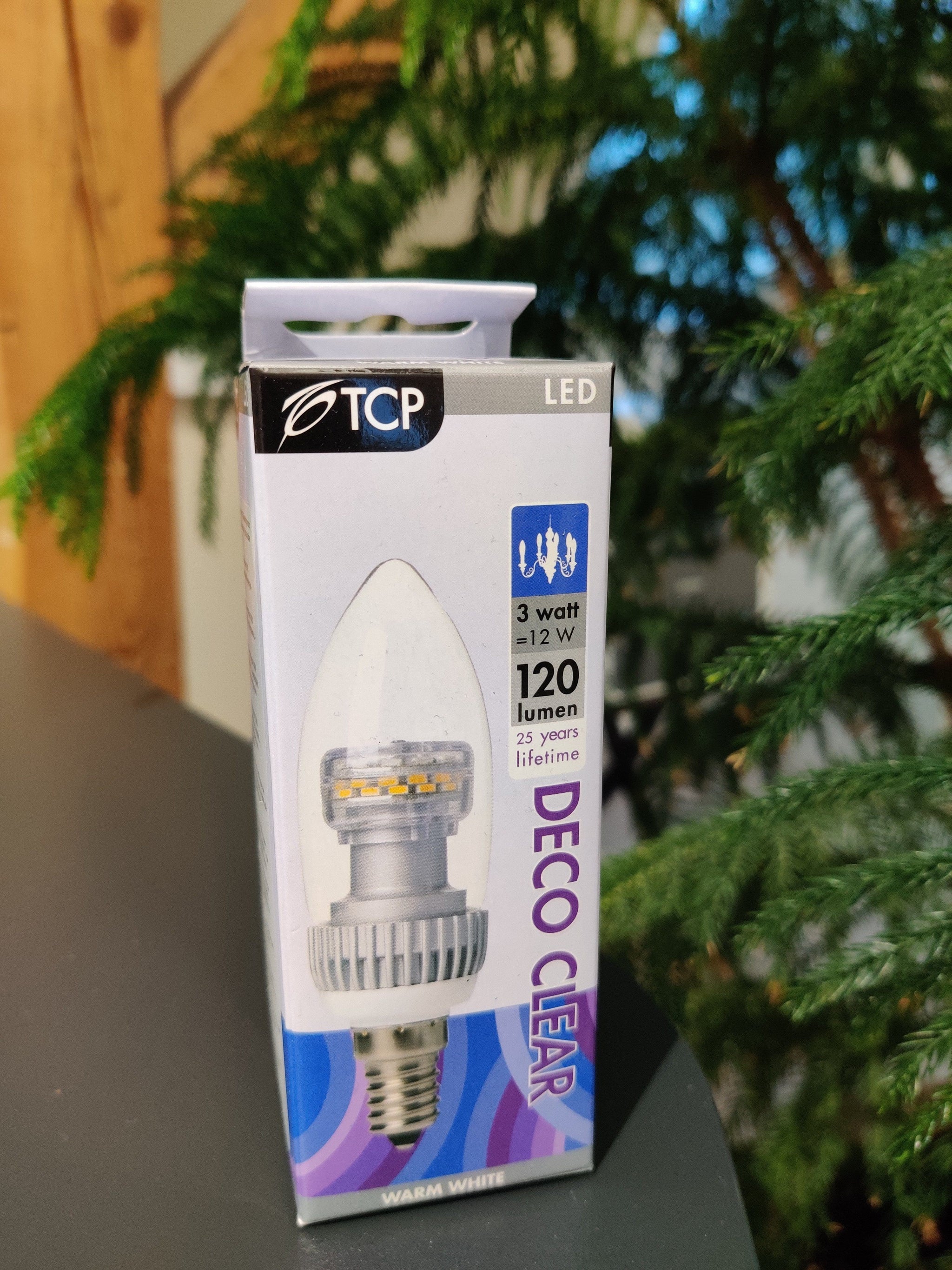 LED kronljus lampa med pärleffekt för ljuskronor 360 grader/120 Lm. Y•E•S