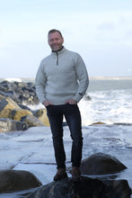 Ladda upp bild till gallerivisning, NORWOOL Äkta Norsk ulltröja - quarter zip / unisex Apparel & Accessories Charm L