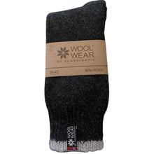 Ladda upp bild till gallerivisning, Wool Wear ullsockor 80% - ny ull - ESKIMO mörkt - 1par Apparel & Accessories Charm