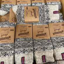 Ladda upp bild till gallerivisning, Wool Wear ullsockor 80% - Norska flagga / grå design - 1par Apparel & Accessories Charm 39-42