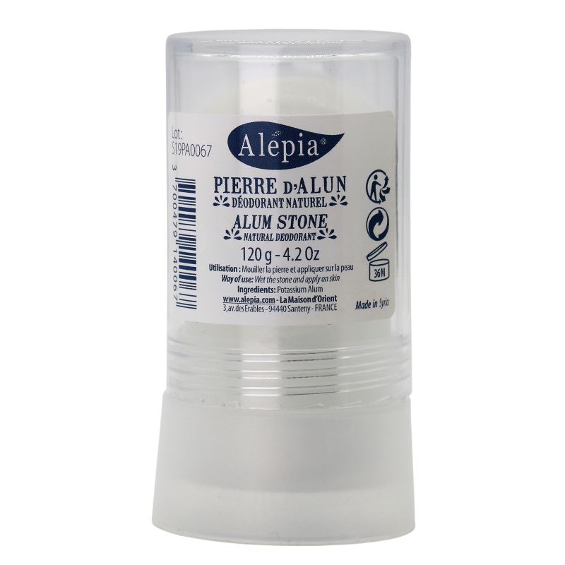 Alépia - Naturlig kristall deodorant stick - Alum - 120g Alépia 
