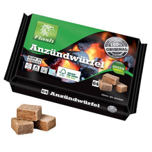 Ladda upp bild till gallerivisning, Flash - Naturliga Tändkuber - Trä og vax - 64 stk Flash