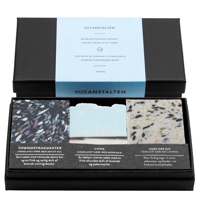 Badeanstalten - The Bathmaster's Pure Pleasures - (3x 100g tvålar) Badeanstalten