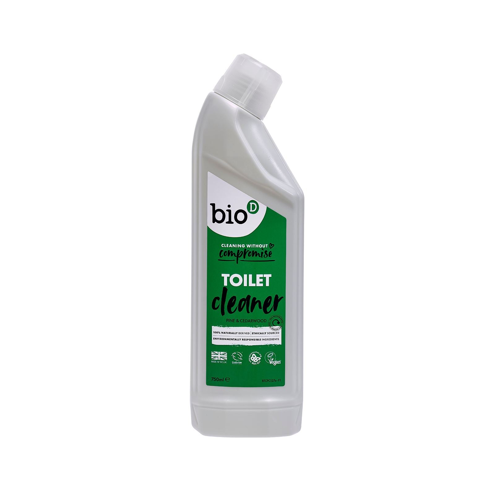 BIO-D Toilet Cleaner - Miljövänlig Toalettrengöring - Pine & Cedarwood - 750 ml Bio-D 