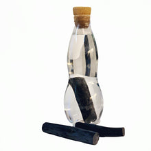 Ladda upp bild till gallerivisning, Äkta japansk Binchotan kol - stor - ca. 2-3 x 16-18 cm black+blum