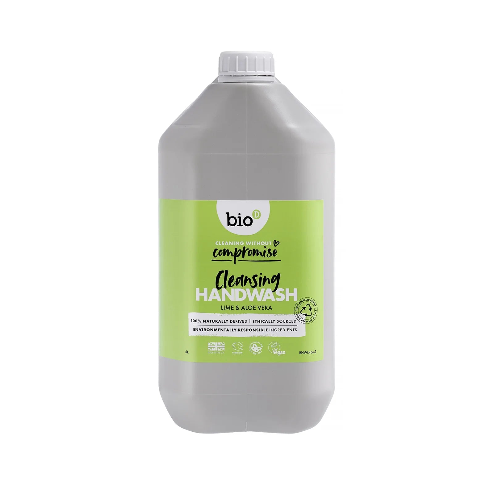 BIO-D Hand Wash - Flytande Handtvål - Lime & Aloe Vera - 5 L Bio-D 