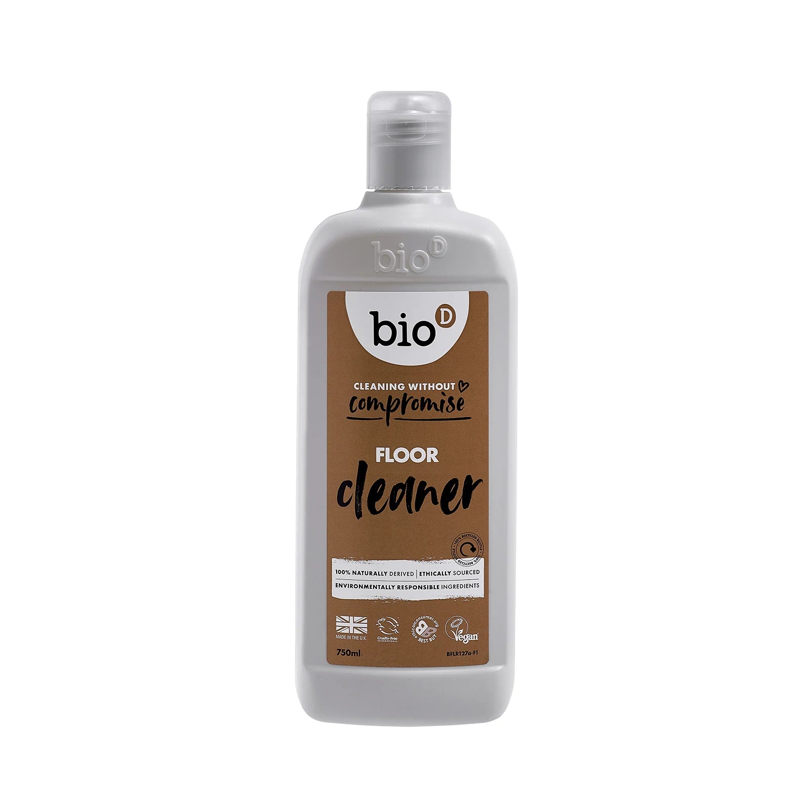 BIO-D Floor Cleaner - Miljövänlig Golvrengöring med Linsåpa - 750ml Bio-D