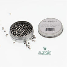 Ladda upp bild till gallerivisning, Rostfritt stål kulor til diskning av kalk och smuts i vas och flaskor GreenGenius