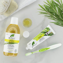 Ladda upp bild till gallerivisning, Dr. Organic Toothpaste - Tandkräm - Tea Tree - 100ml Dr. Organic