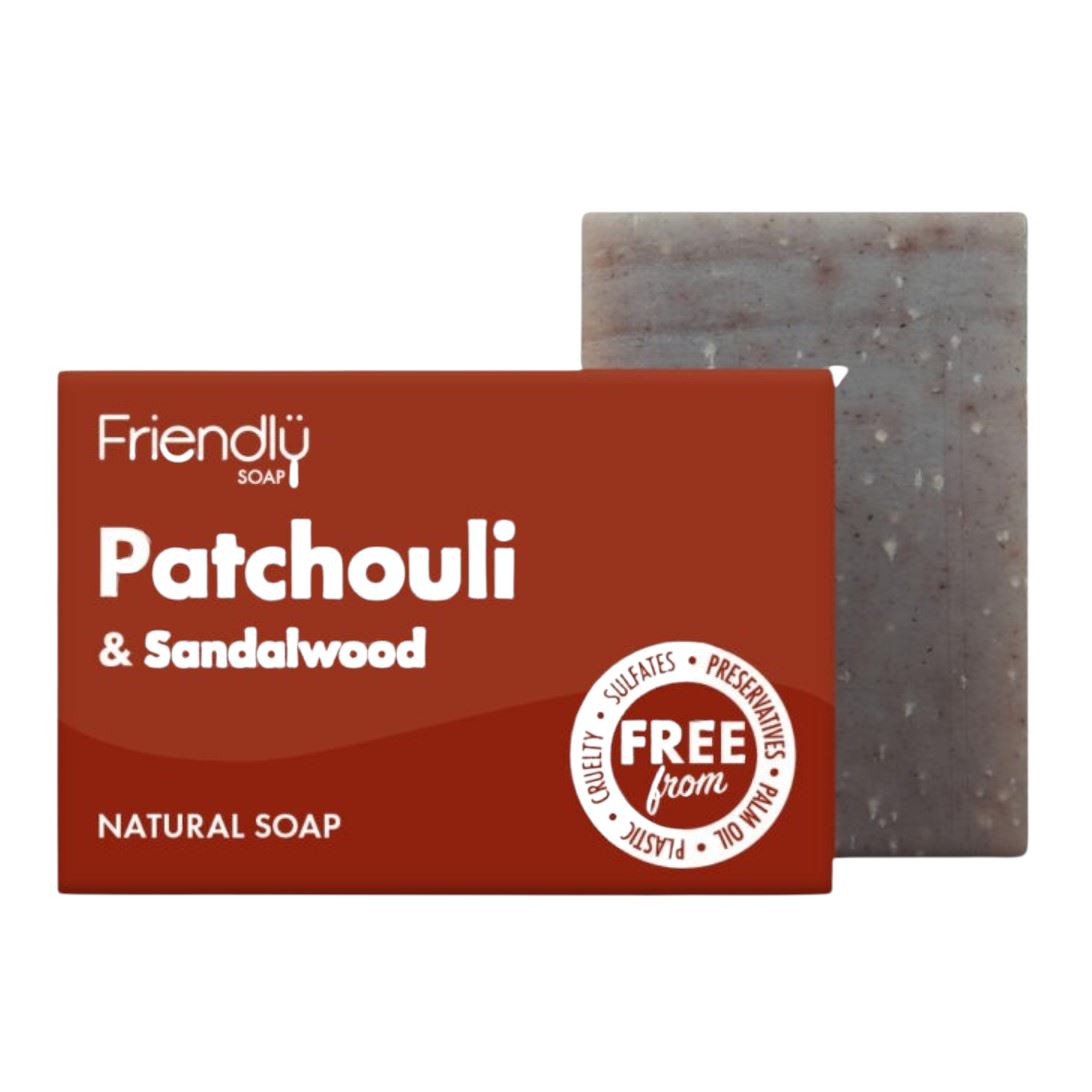 Friendly - Patchouli & Sandalwood - 100% naturligt och vegan Friendly Soap 