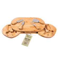 Ladda upp bild till gallerivisning, Suztain - Ostbricka med knivar - Ekologisk bambu Suztain