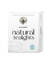 Ladda upp bild till gallerivisning, C-Lights - Värmeljus - Rapsvax - utan doft - 40 stk C-Lights