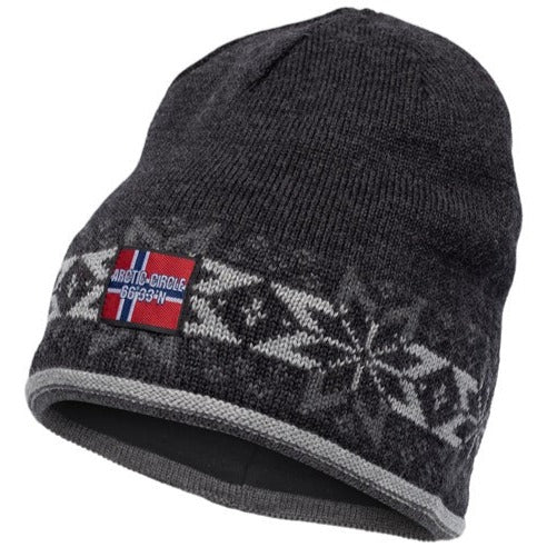 Norwool Arctic Circle Sticka Hössor - Norska flagga / Svart, unisex Apparel & Accessories Charm
