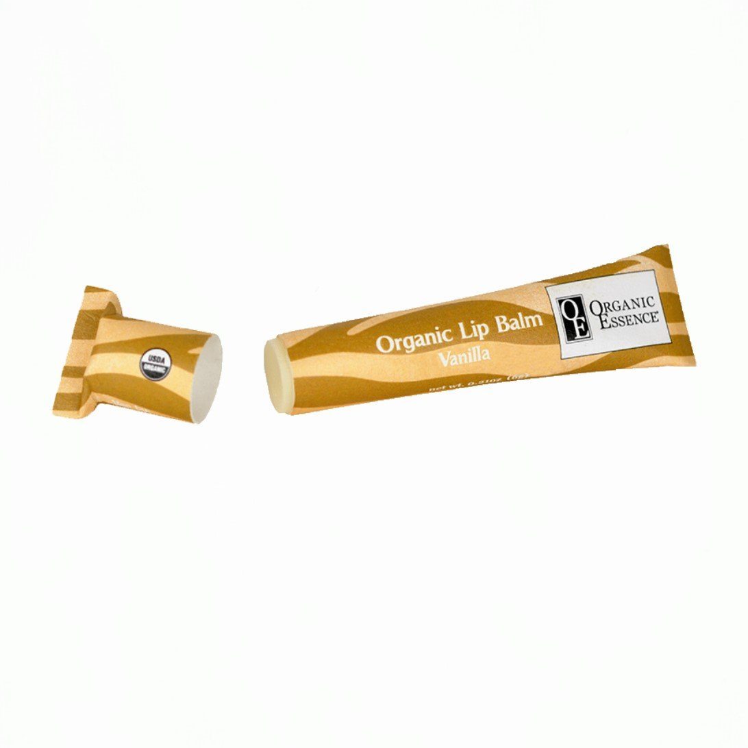 Organic Essence - Läppbalsam med vanilj - 6 gram Organic Essence