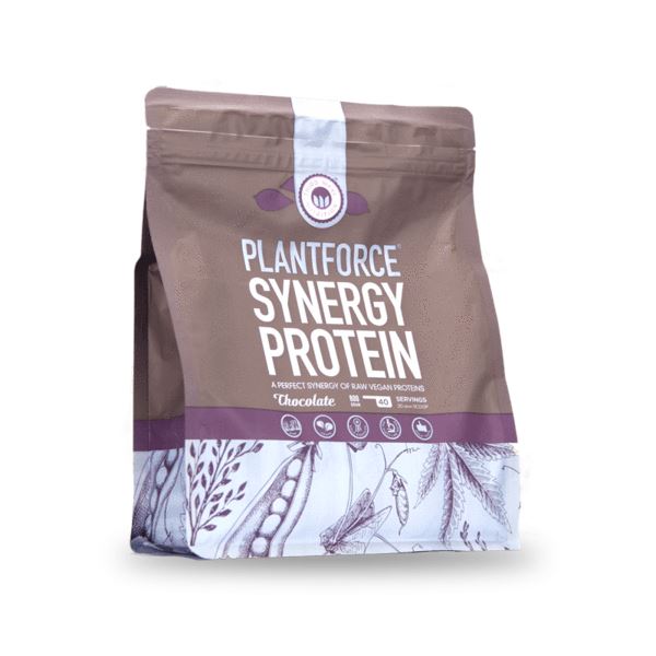 Plantforce Synergy Protein - Choklad, 800g Plantforce