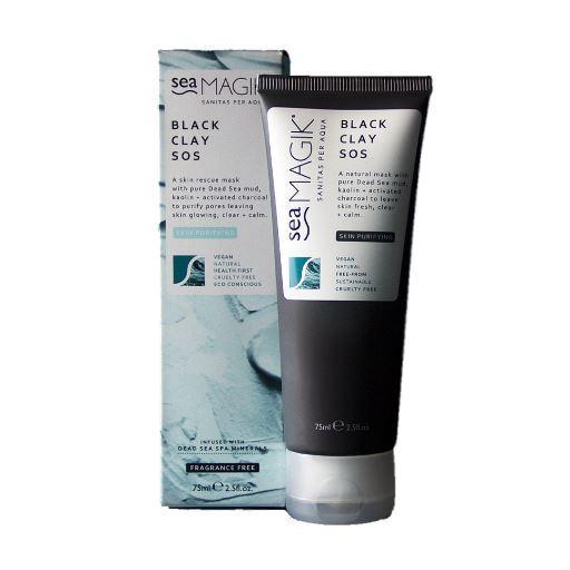 Sea Magik Sort Ler SOS Ansigtsmaske SOS 75ml Spa Magik 