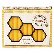 Ladda upp bild till gallerivisning, Steinhart bivax - Julgransljus handdoppade, 20 st. Steinhart