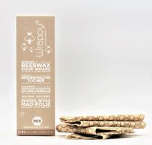 Ladda upp bild till gallerivisning, Wrappy återanvändbart alternativ till plastfilm/folie Mix Pack 3 ark Wrappy