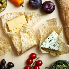 Ladda upp bild till gallerivisning, Wrappy återanvändbart alternativ till plastfilm/folie Mix Pack 3 ark Wrappy