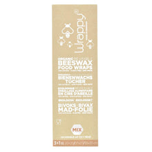 Ladda upp bild till gallerivisning, Wrappy återanvändbart alternativ till plastfilm/folie Mix Pack 3 ark Wrappy