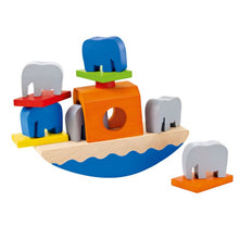 Ladda upp bild till gallerivisning, Selecta - Noaks ark med elefanter - gungbåt. 24m+ Selecta
