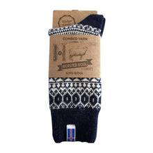 Ladda upp bild till gallerivisning, Wool Wear ullsockor 60% - Isländsk flaggan/blå - 1par Apparel & Accessories Charm
